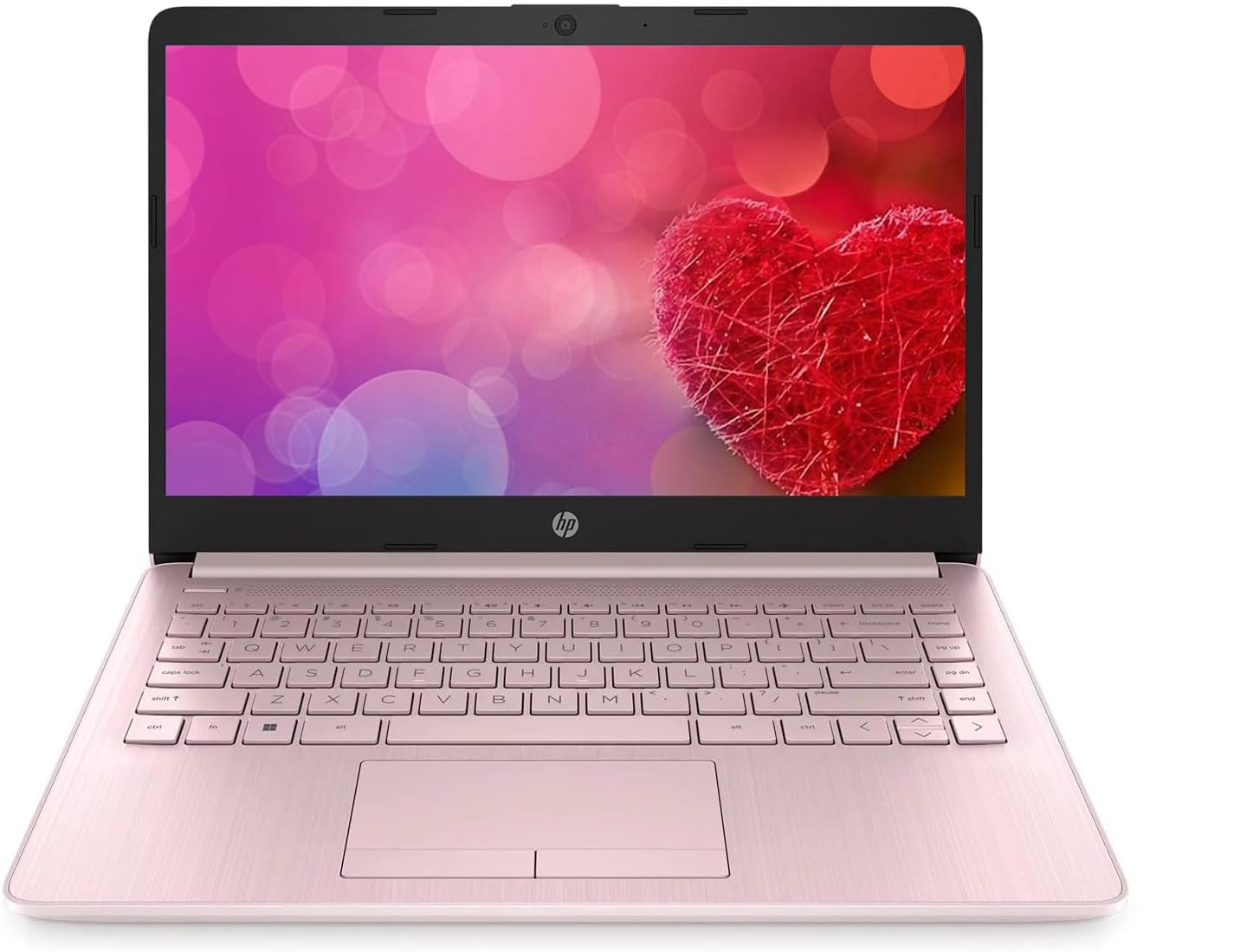 HP 14" Laptop Ultral Light for Students and Business, Quad-Core Intel Celeron Processor, 16GB RAM, 256GB Storage (128GB eMMC + 128GB Ghost Manta SD Card), HDMI, WiFi, USB-A&C, Win 11