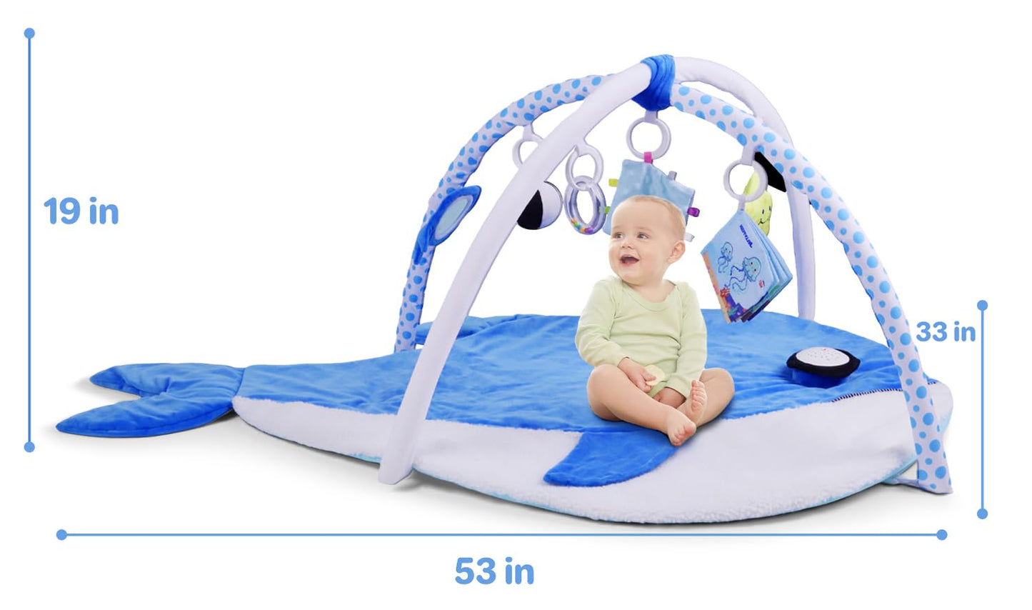 Baby Play Gym Mat with Music & Lights