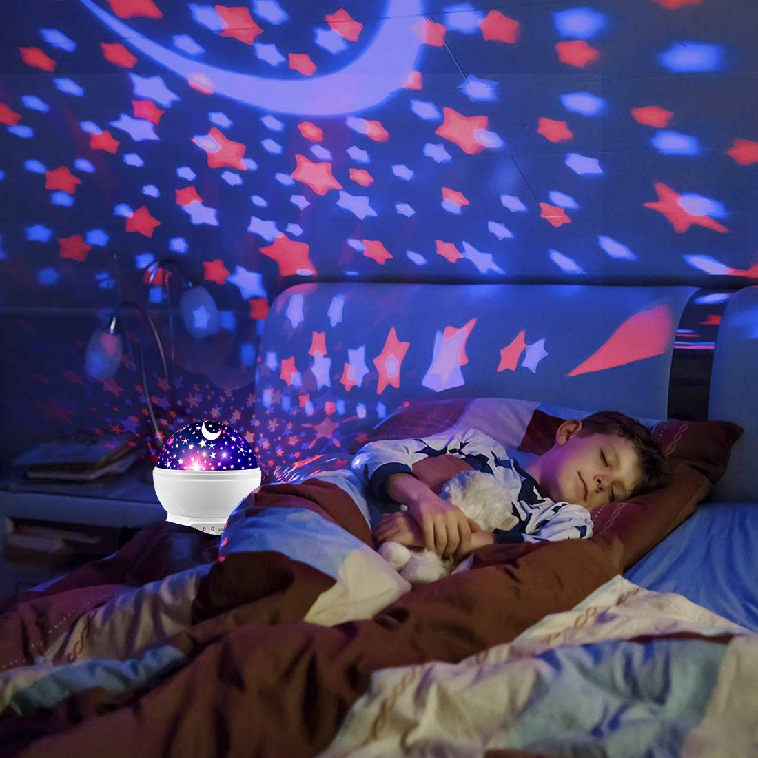 MOKOQI Star Projector Night Light for Kids