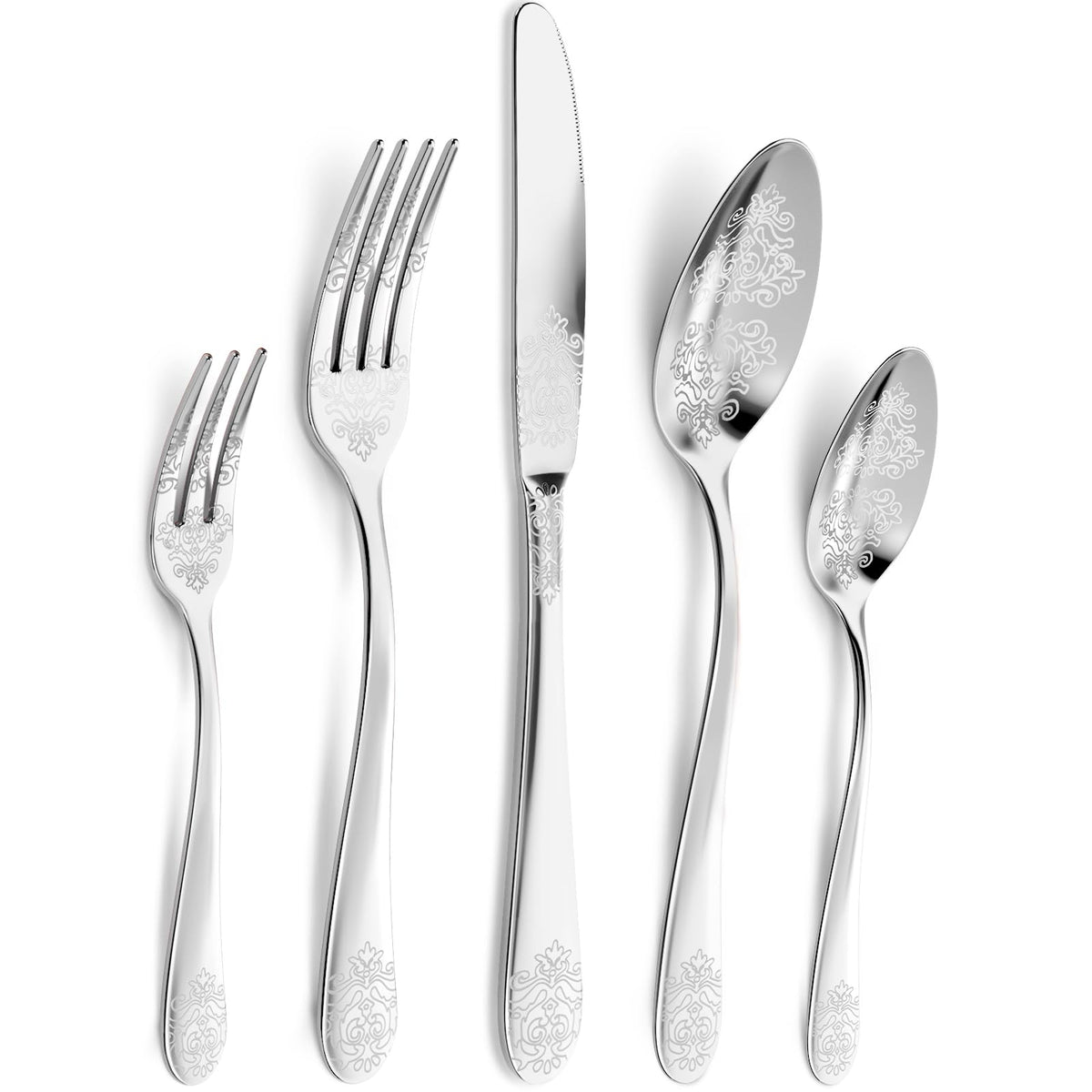 40 Piece Stainless Steel Flatware Set