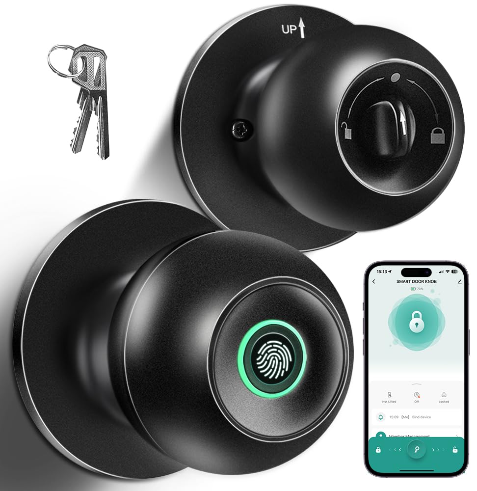 Biometric Smart Fingerprint Door Lock with App Control
