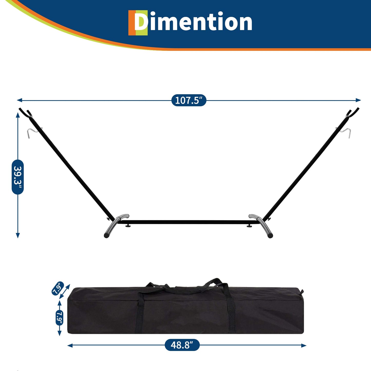 2-Person Portable Hammock for Camping & Beach