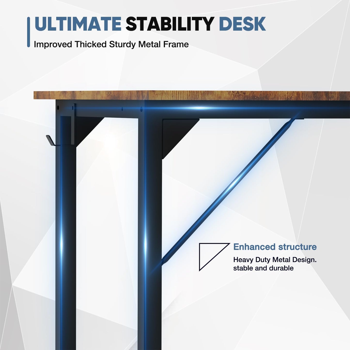 DUMOS 32 Inch Modern Computer Desk for Home