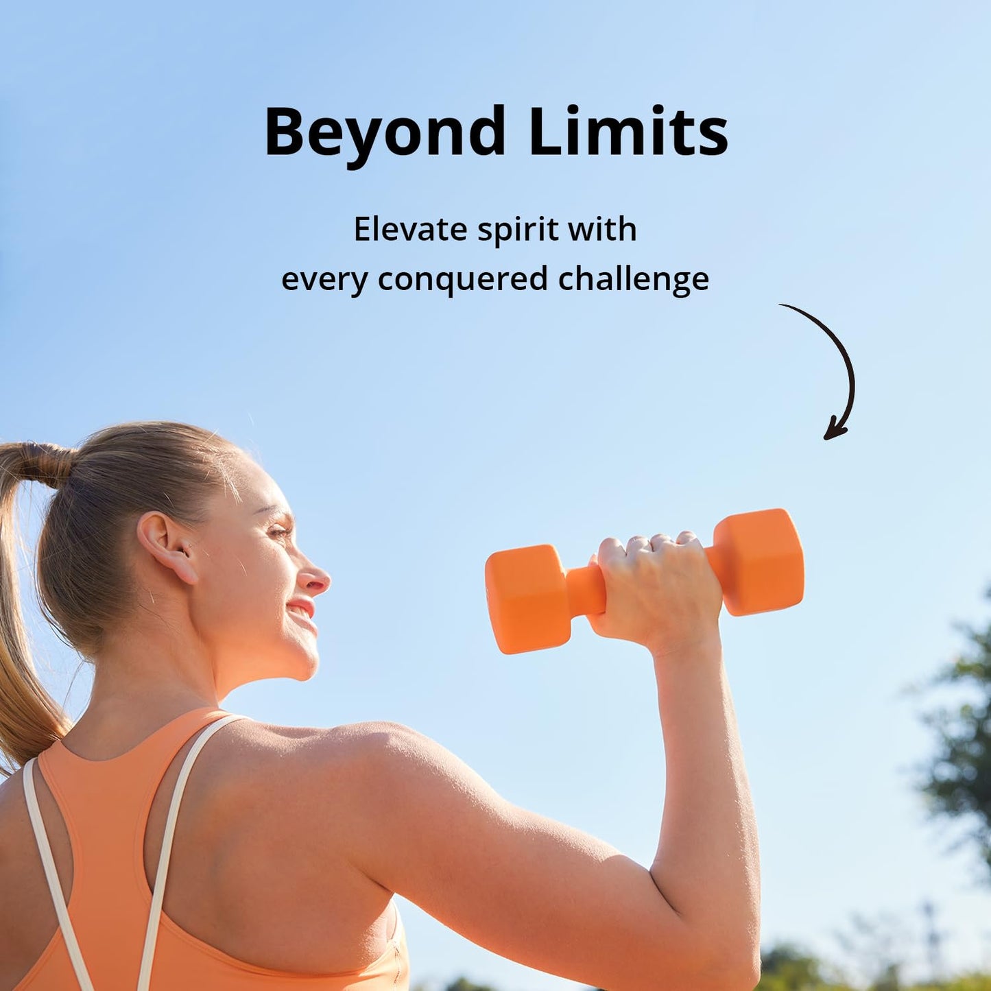 2 Pack Portzon Neoprene Dumbbells Set 1-15 LB