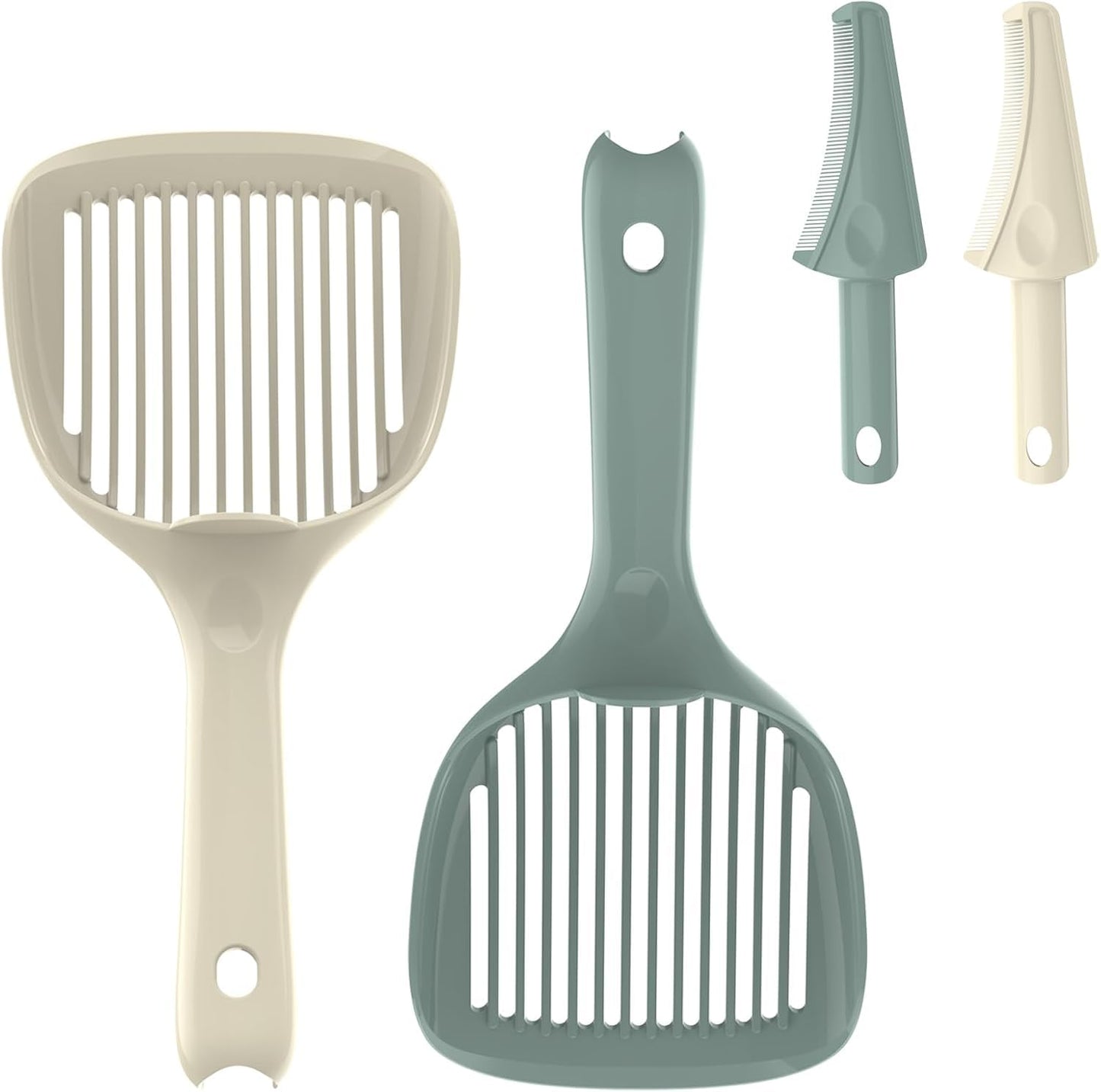 Broom and Dustpan Set with Long Handle
