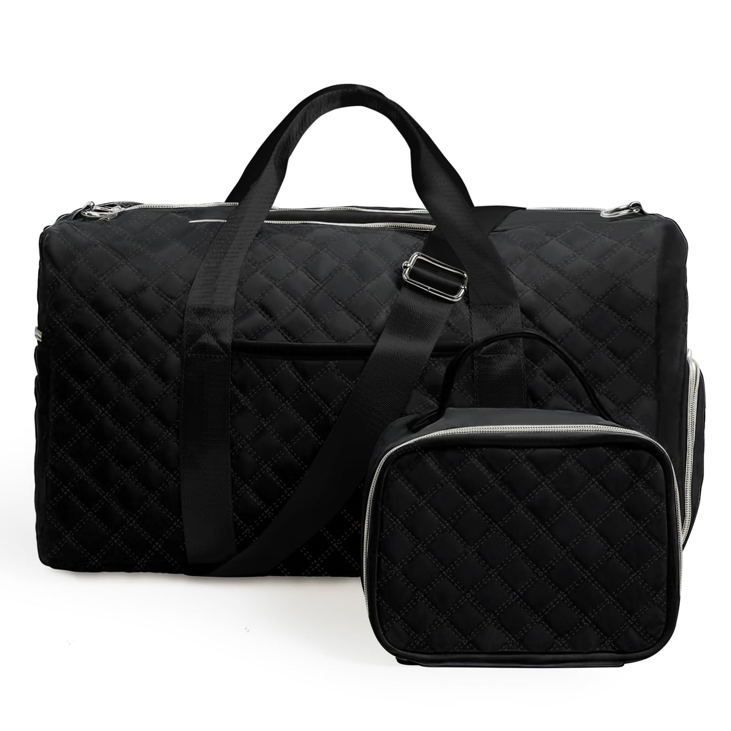 Duffle Bag with Shoe Compartment for Travel