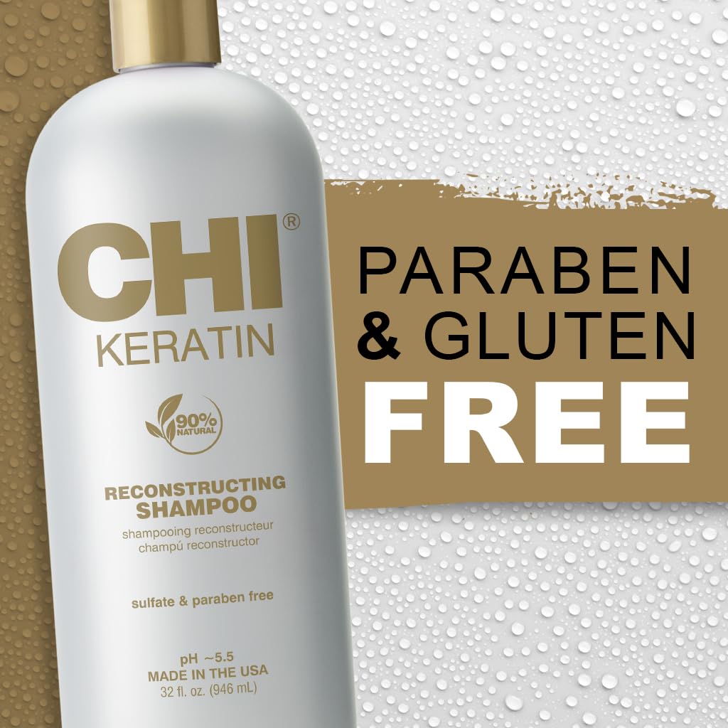 CHI Keratin Shampoo for Healthier, Shiny Hair