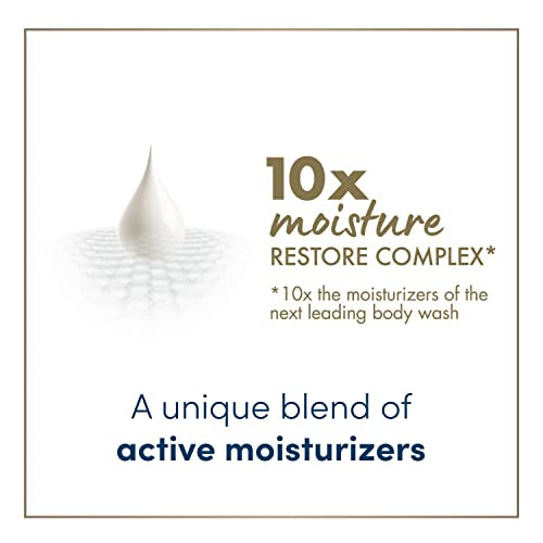 Dove Body Love Body Cleanser Body Wash 3 Count Dry-Cracked Skin Replenish Hypoallergenic for 24 Hour Nourishment & Instant Dryness Relief with Pro Ceramides 17.5 FO