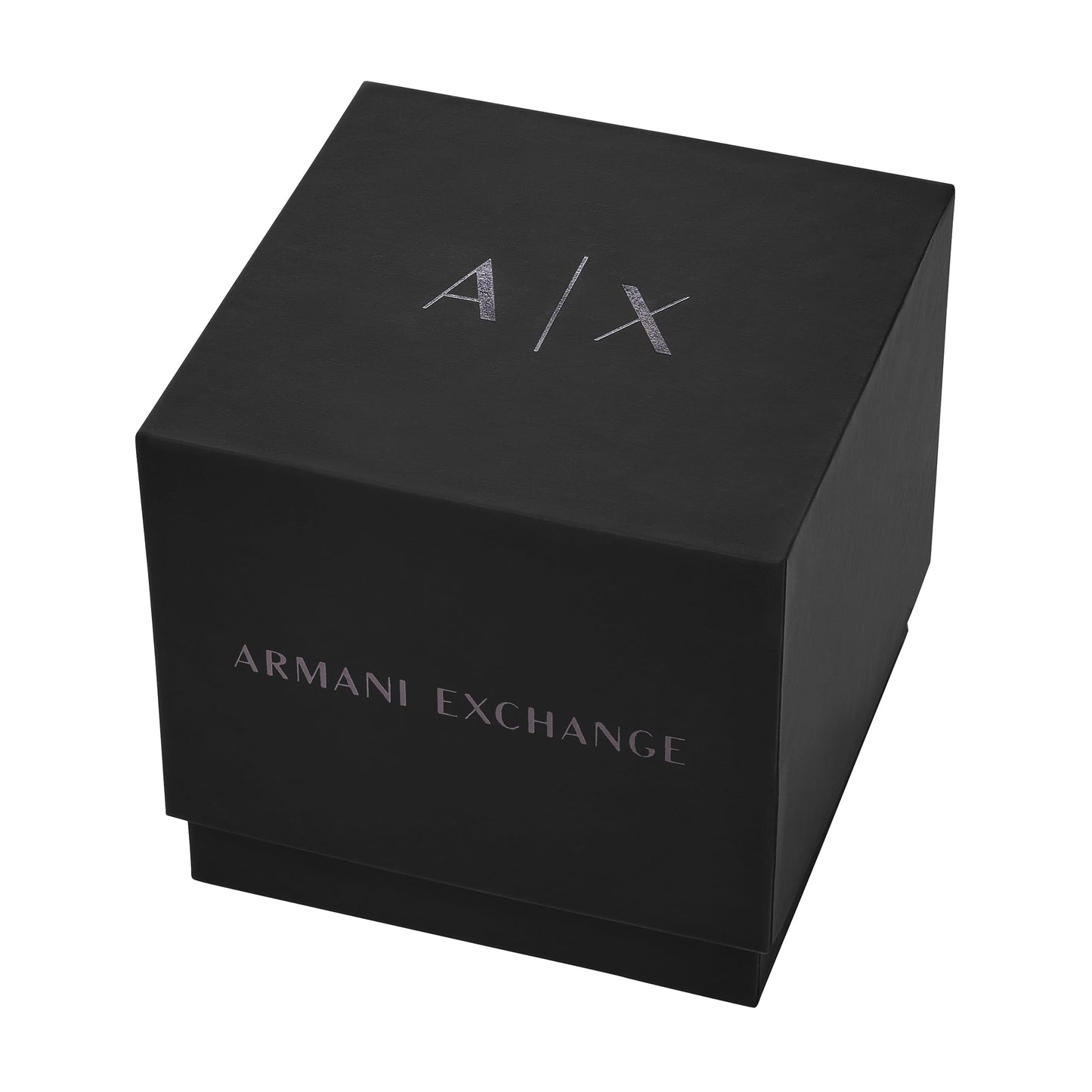 A|X ARMANI EXCHANGE Men's Three-Hand Date Black Silicone Band Watch (Model: AX1954)