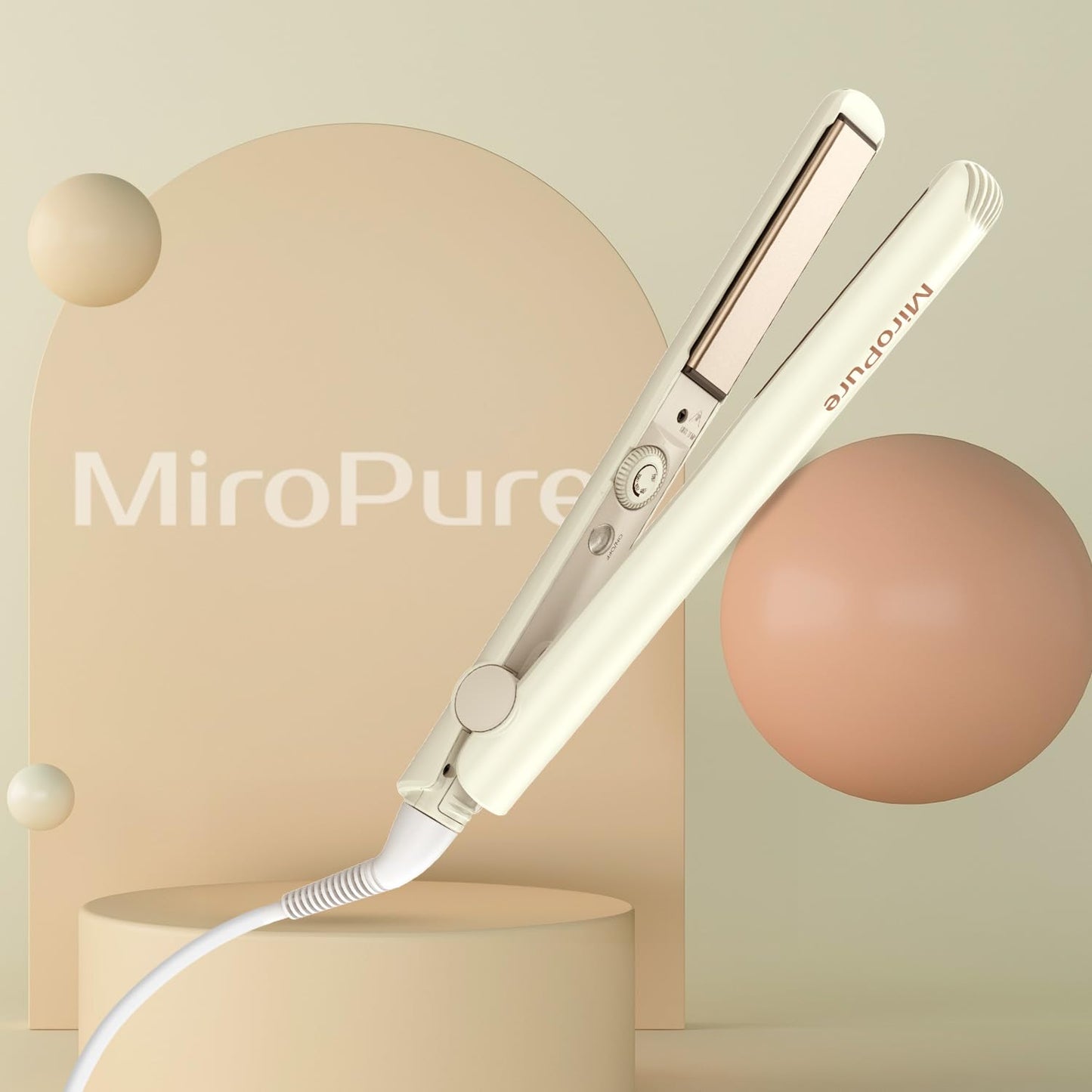 1 Inch MiroPure Hair Straightener & Curler 2 in 1