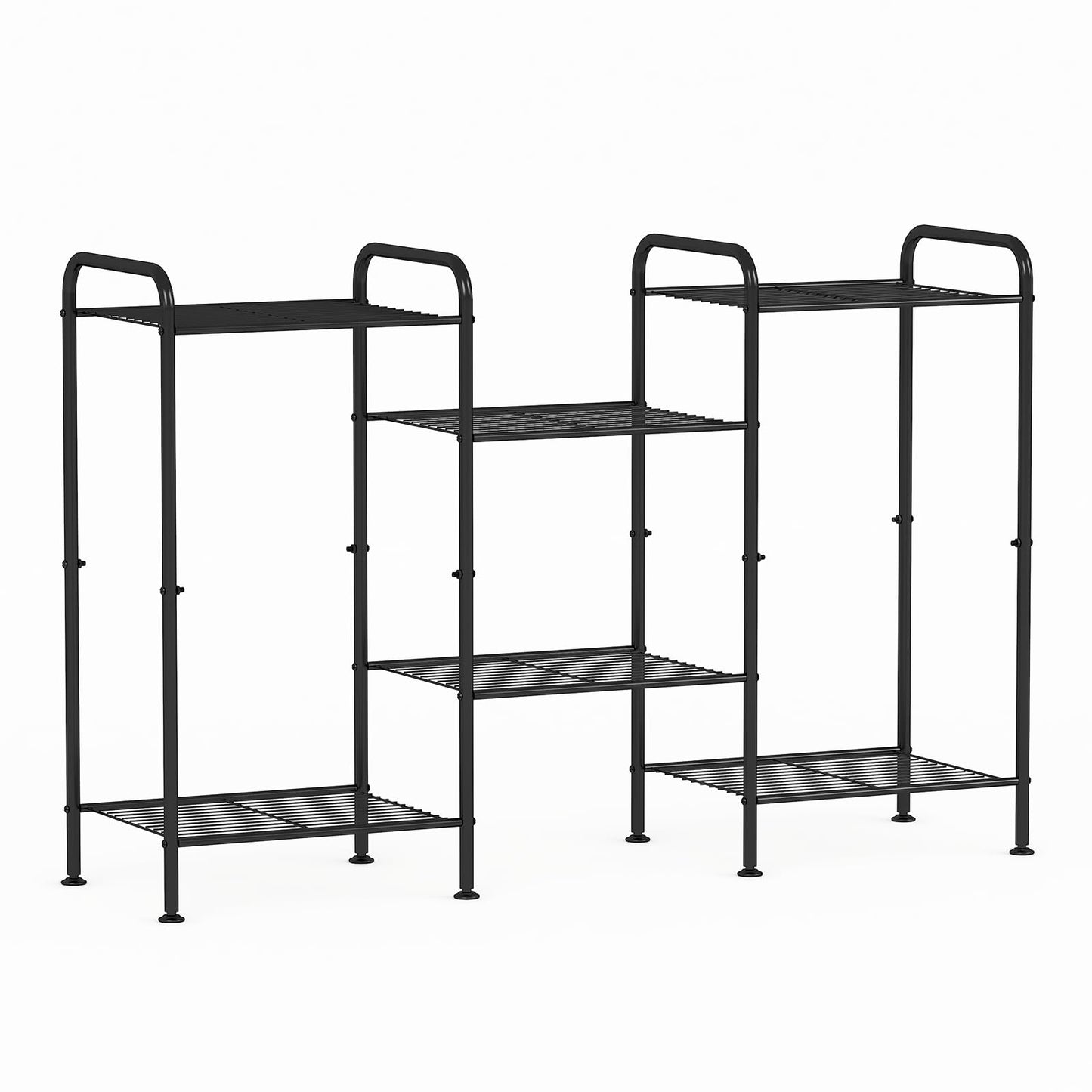 Expandable 6-Layer Shoe Rack for Easy Storage