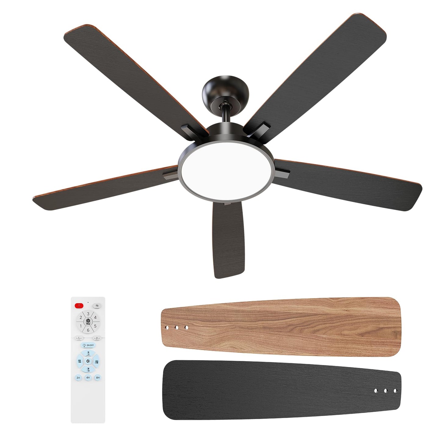 52 Inch Ceiling Fan with Remote Control