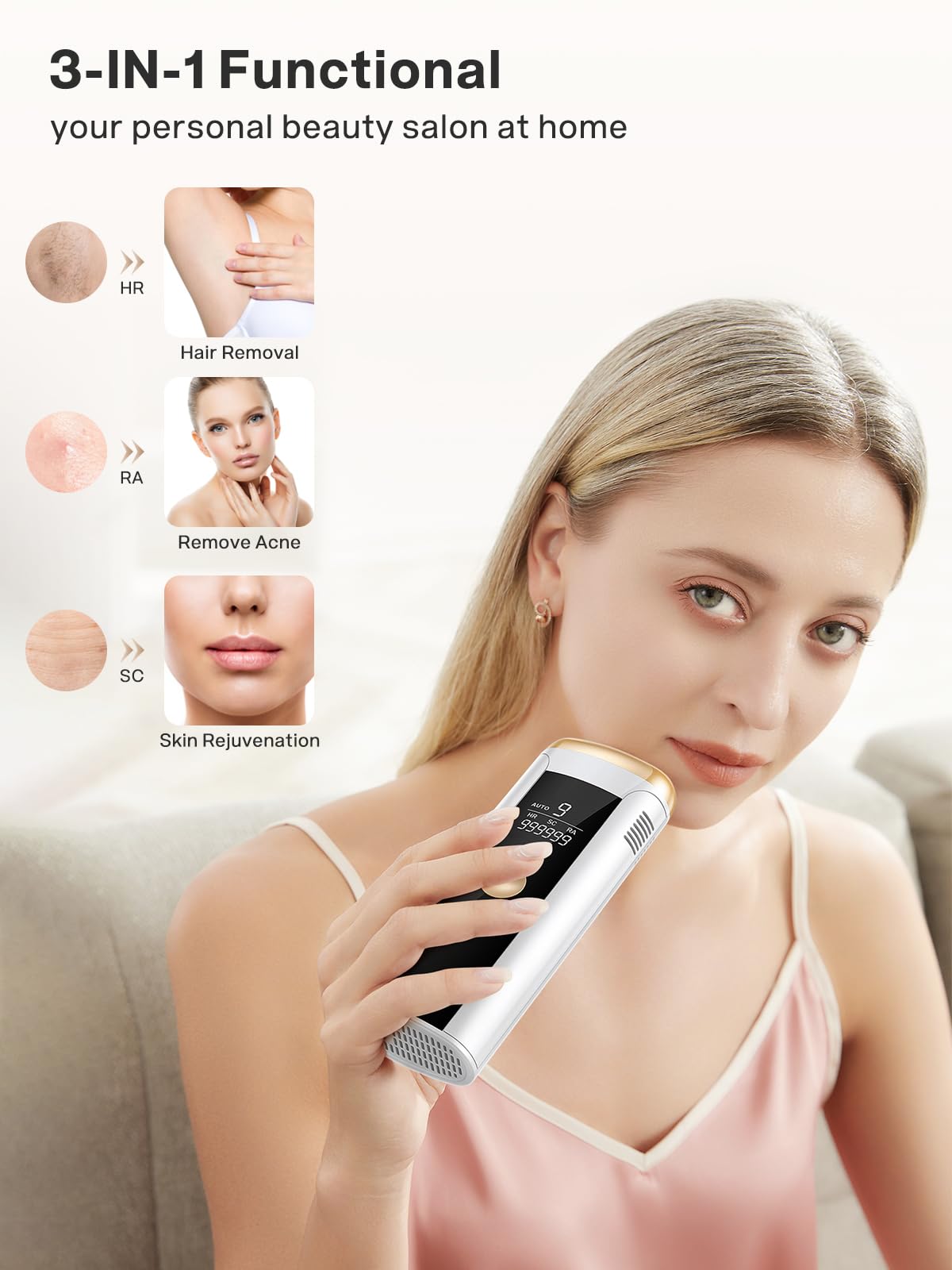 IPL Hair Removal Device for All Body Areas
