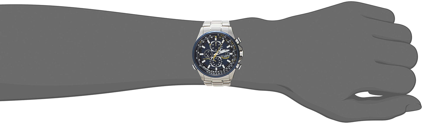 Citizen Eco-Drive Sport Chronograph Watch, Blue Dial