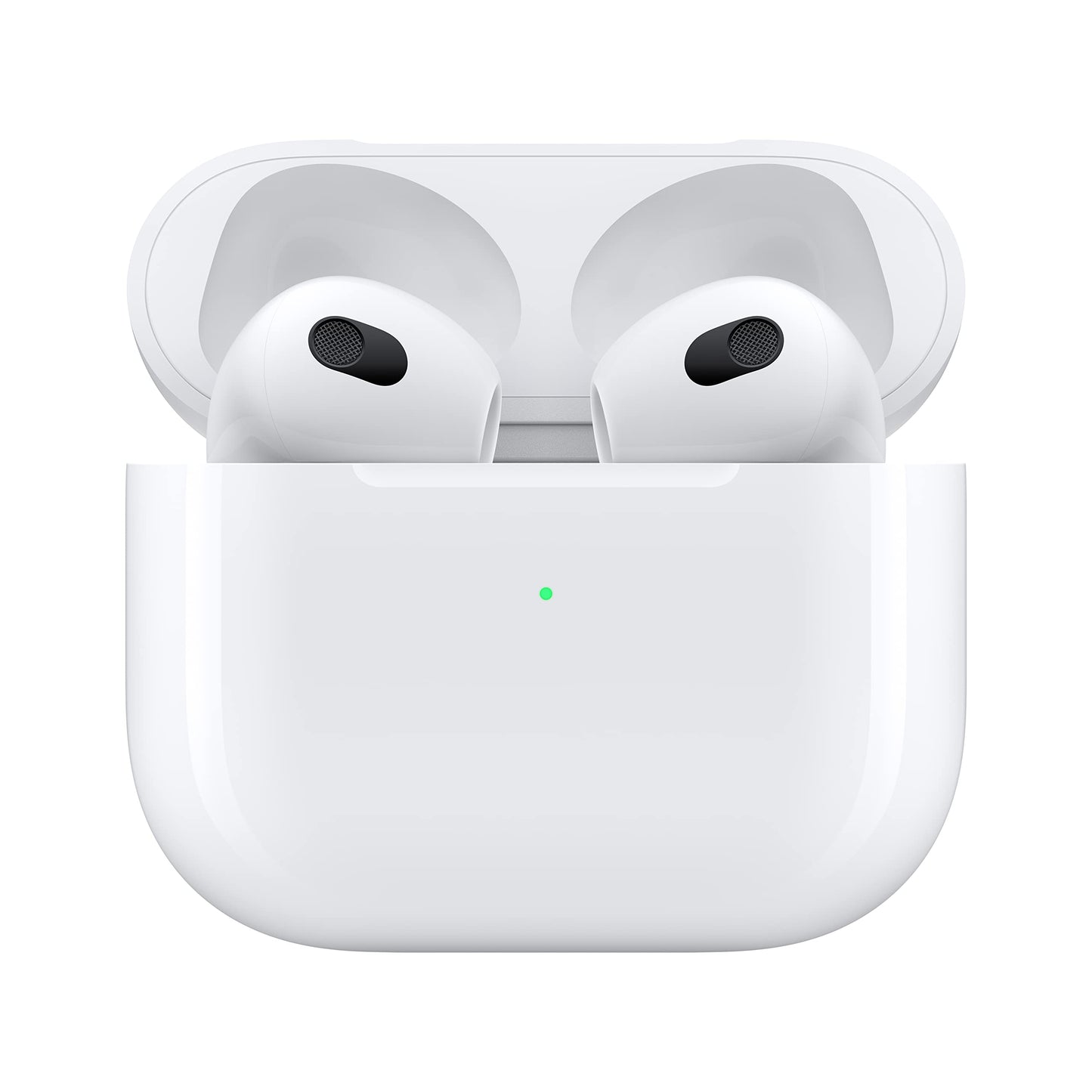 Apple AirPods (3rd Generation) Wireless Ear Buds, Bluetooth Headphones, Personalized Spatial Audio, Sweat and Water Resistant, Lightning Charging Case Included, Up to 30 Hours of Battery Life