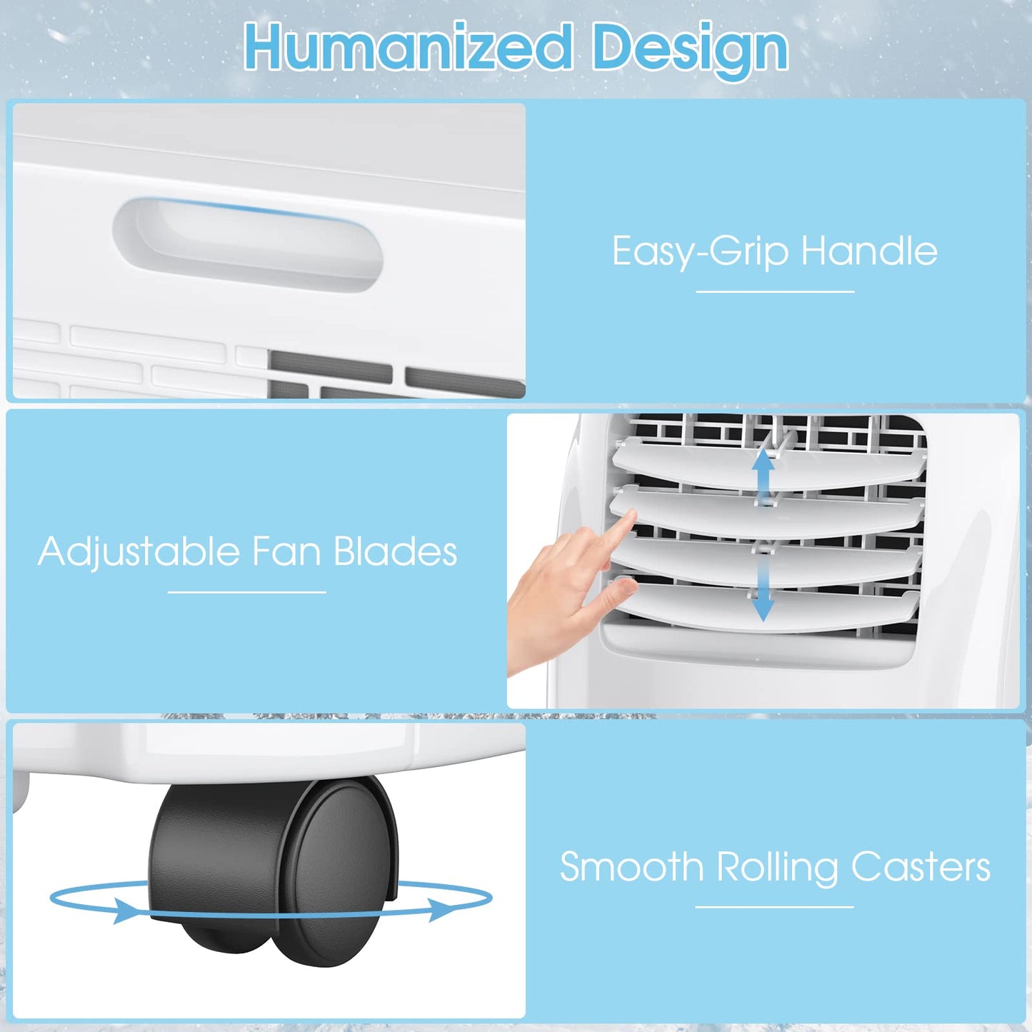 8000 BTU Air Conditioner with Remote Control