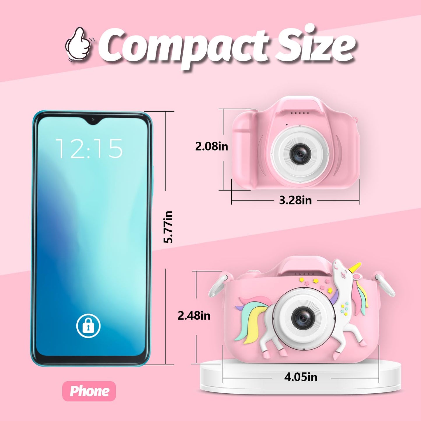 Kids Digital Video Camera by Goopow with SD Card