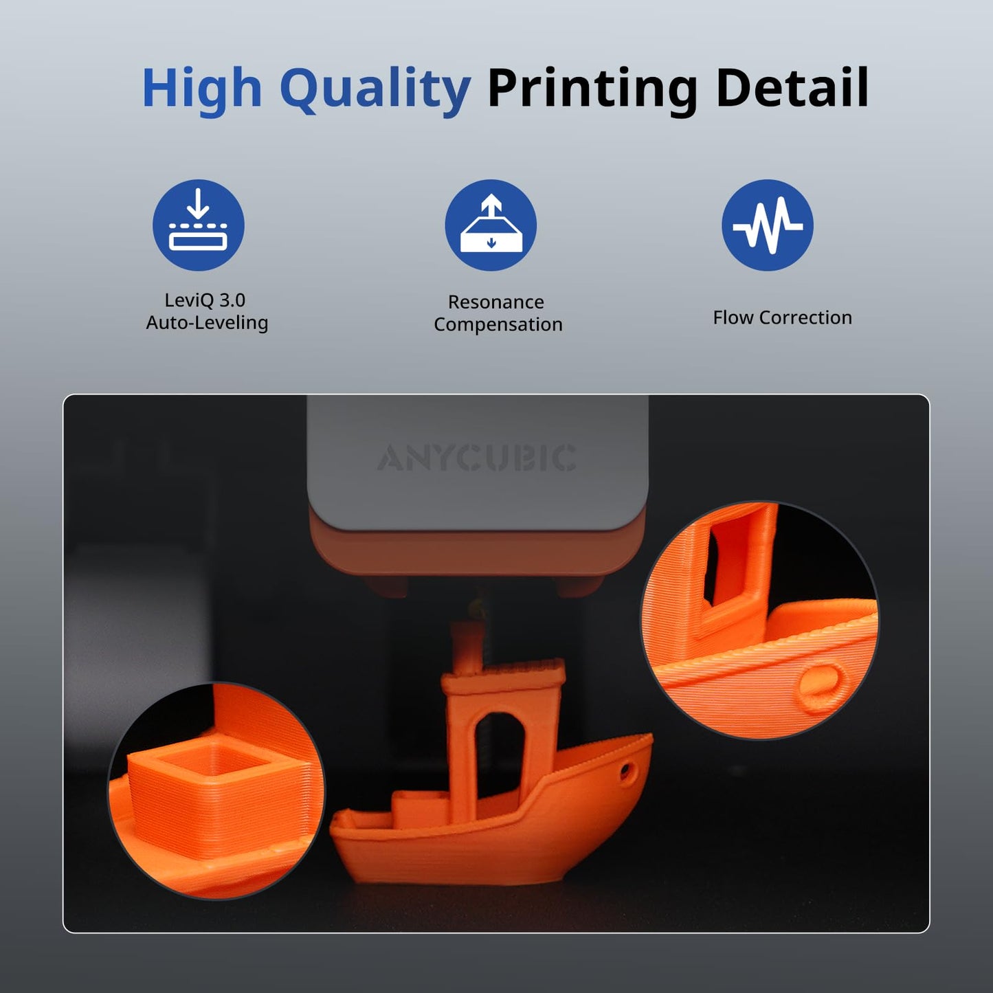 Anycubic Kobra S1 3D Printer with High Speed
