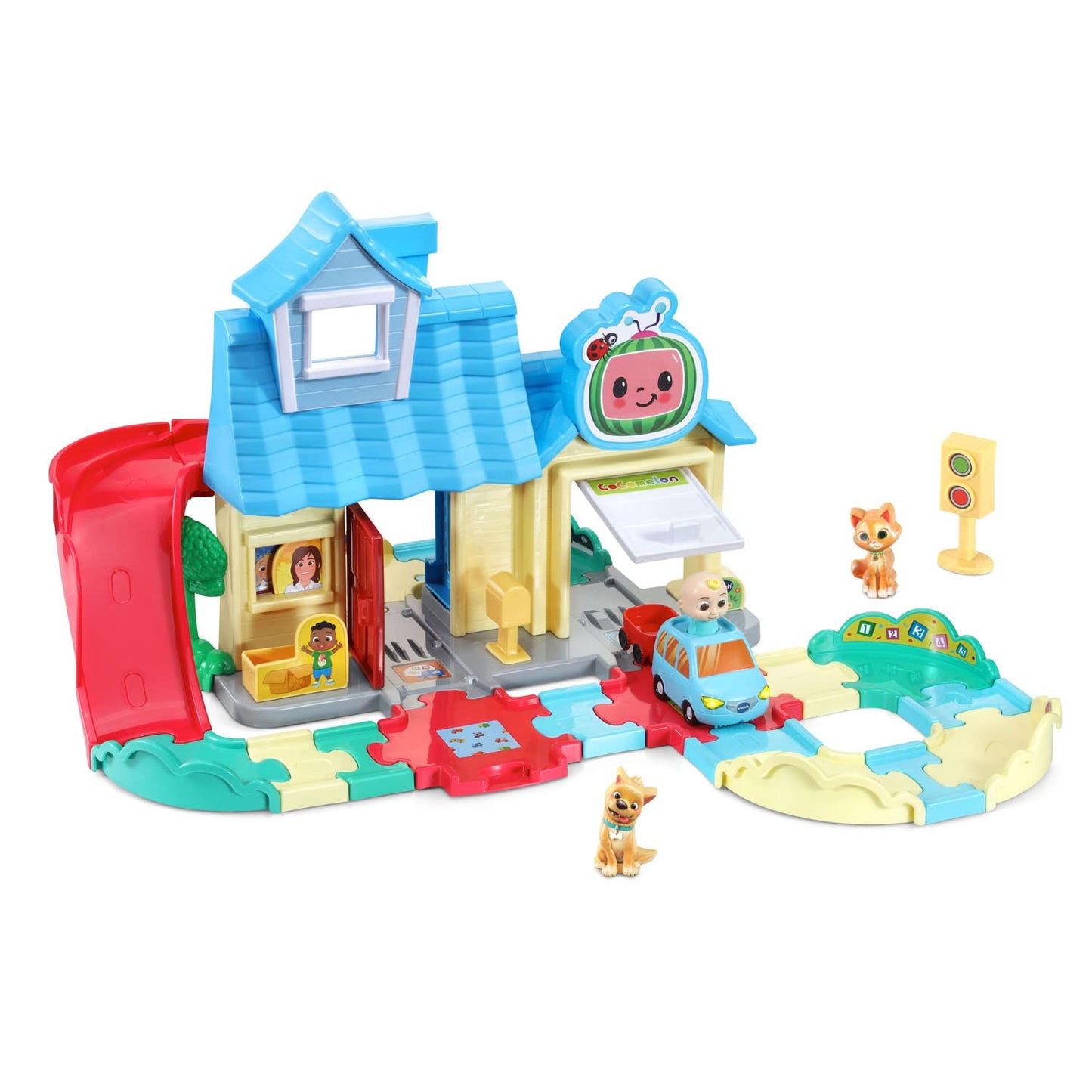 VTech CoComelon Go! Go! Smart Wheels JJ's House Track Set Small