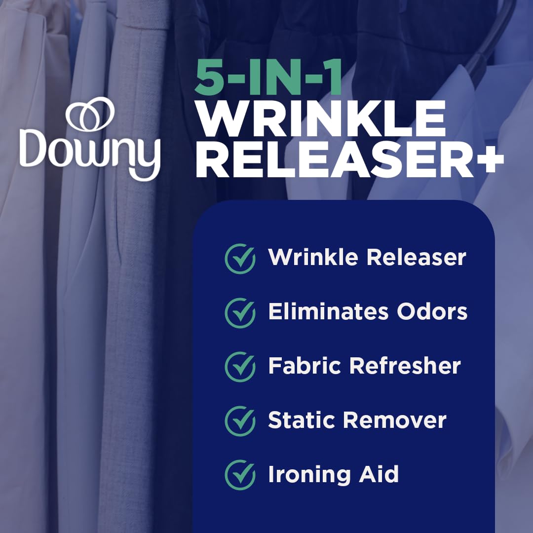 Downy Wrinkle Releaser Spray, Crisp Linen, 33.8 Oz