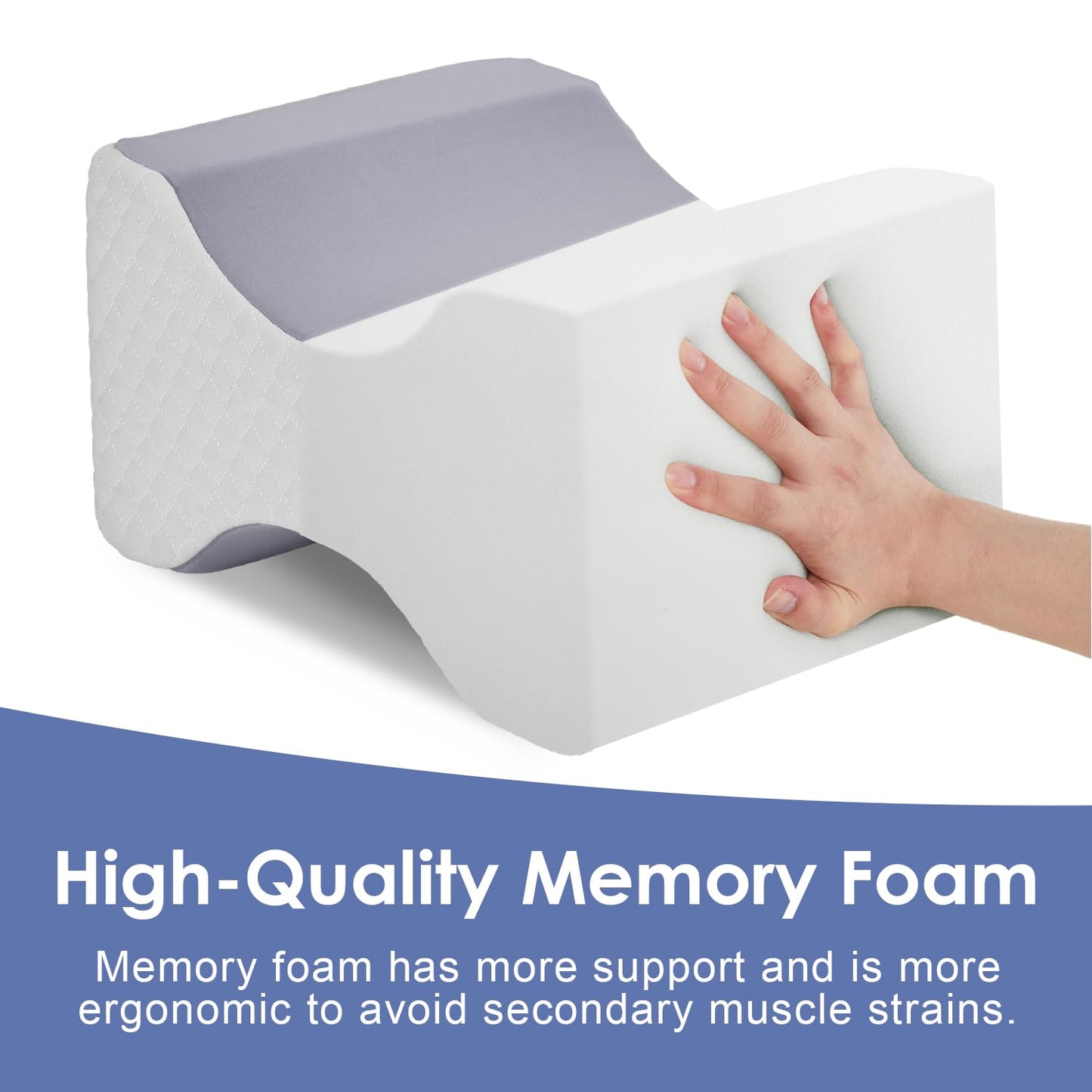 Knee Pillow for Side Sleepers - Sciatica Relief