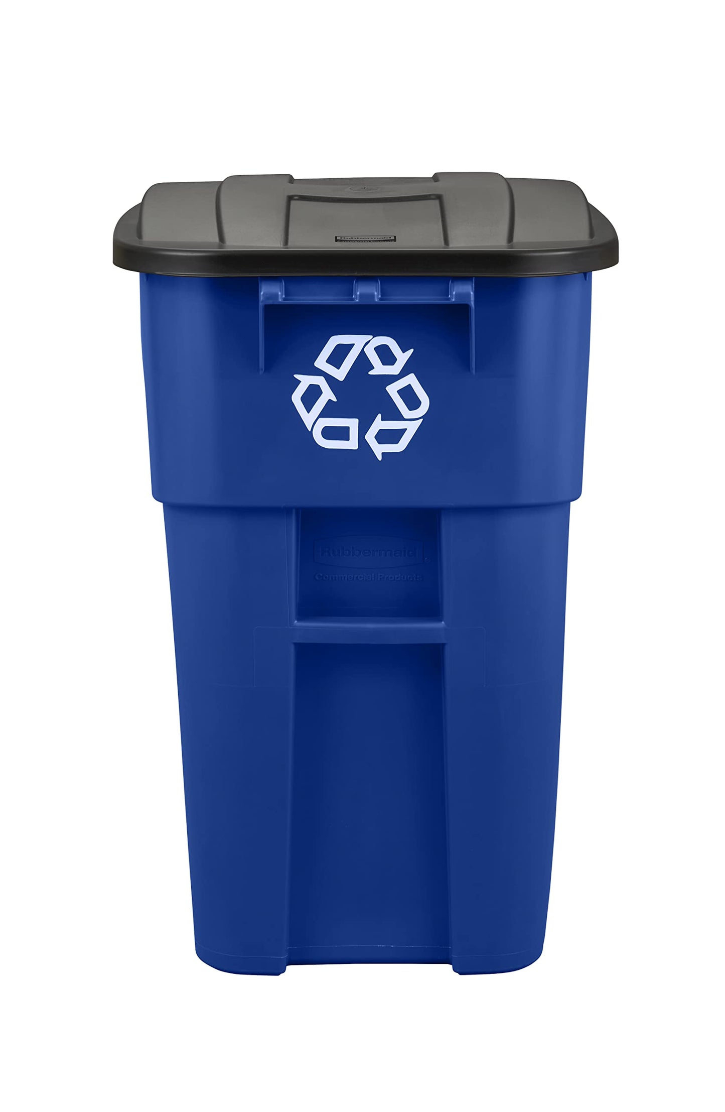 50-Gallon Rubbermaid Heavy-Duty Wheeled Recycling Bin