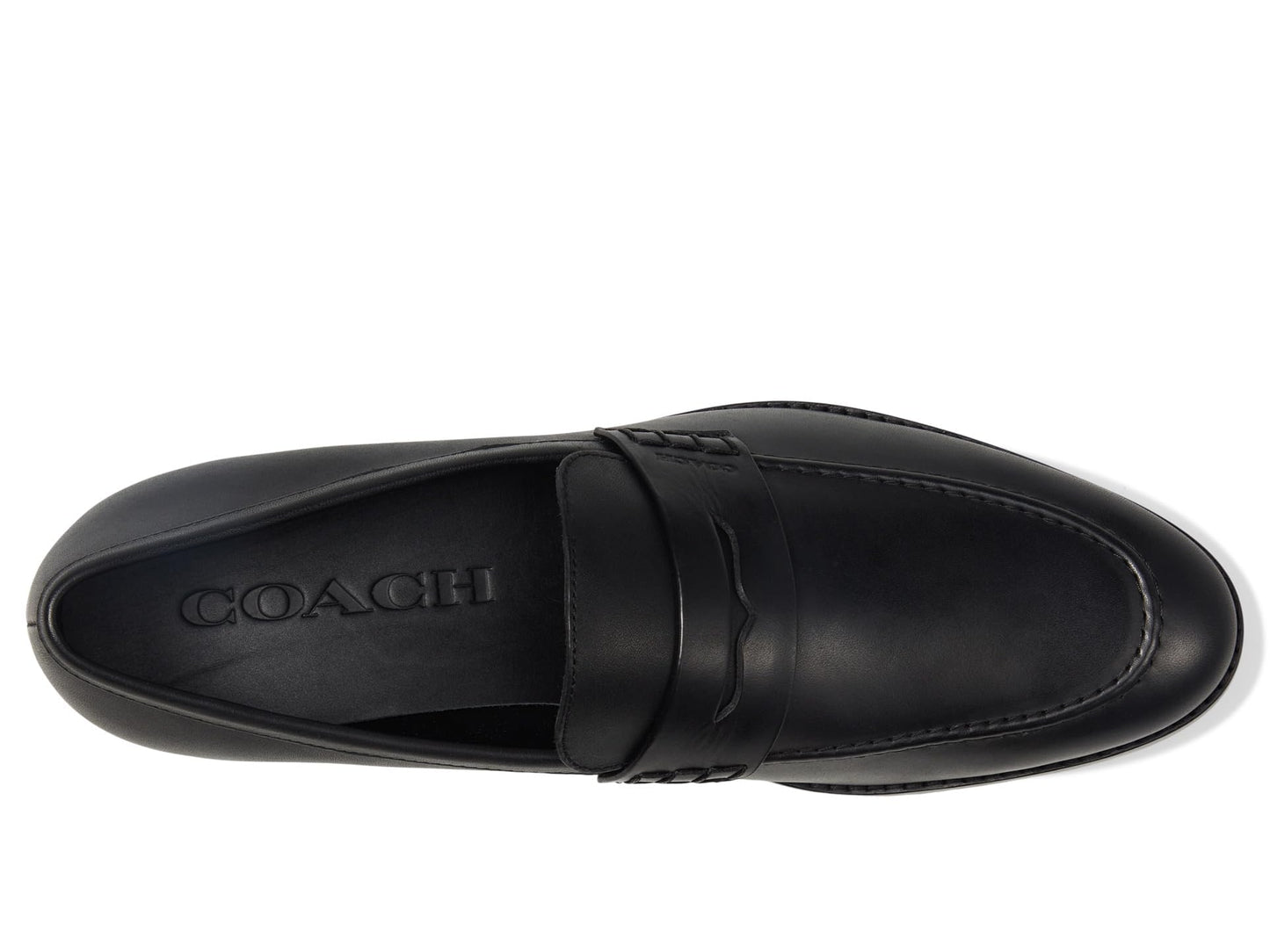 Coach Men's Black Declan Loafers, Size 10