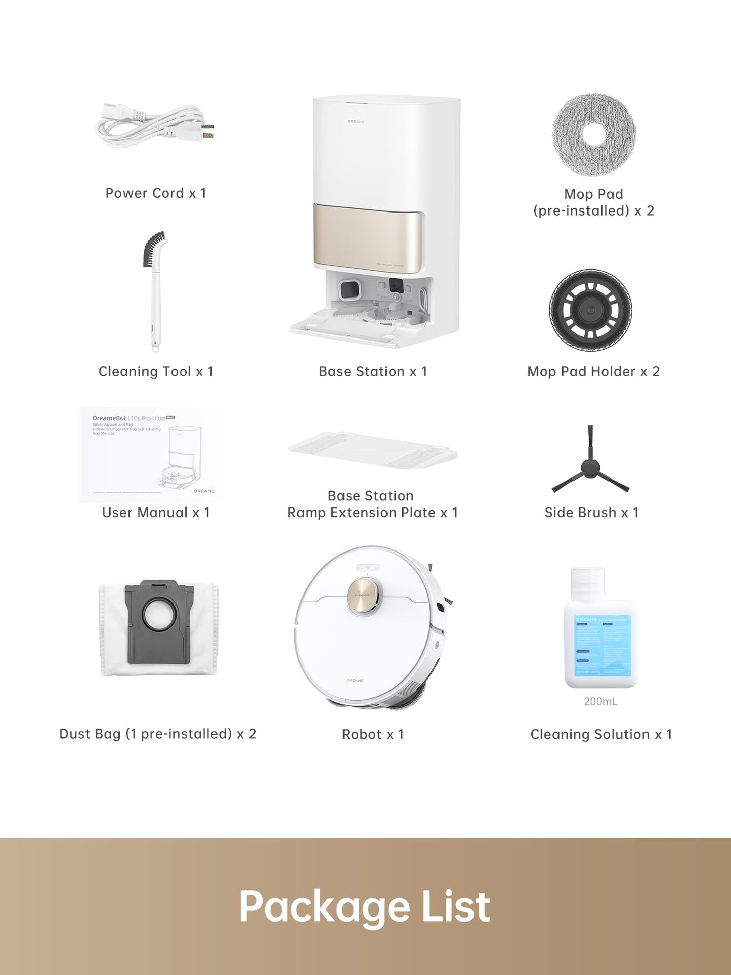 DREAME L10s Pro Robot Vacuum and Mop Combo