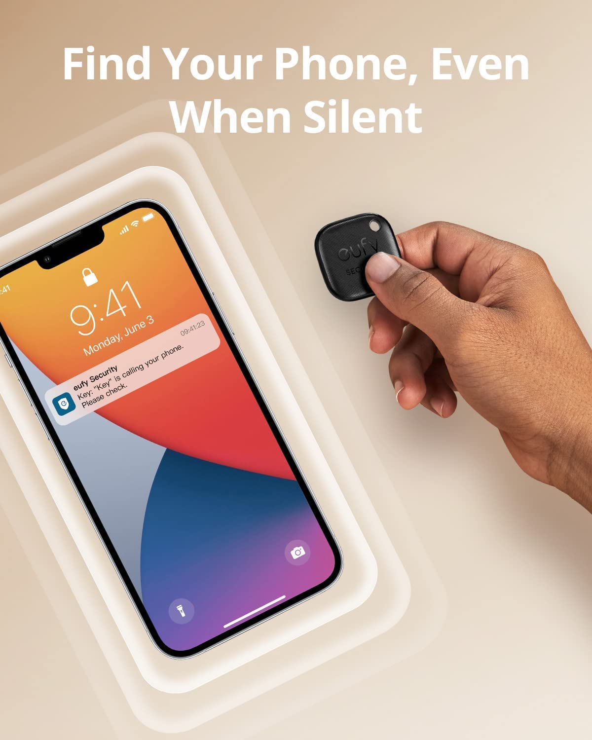 4-Pack eufy Security Bluetooth Trackers for Keys