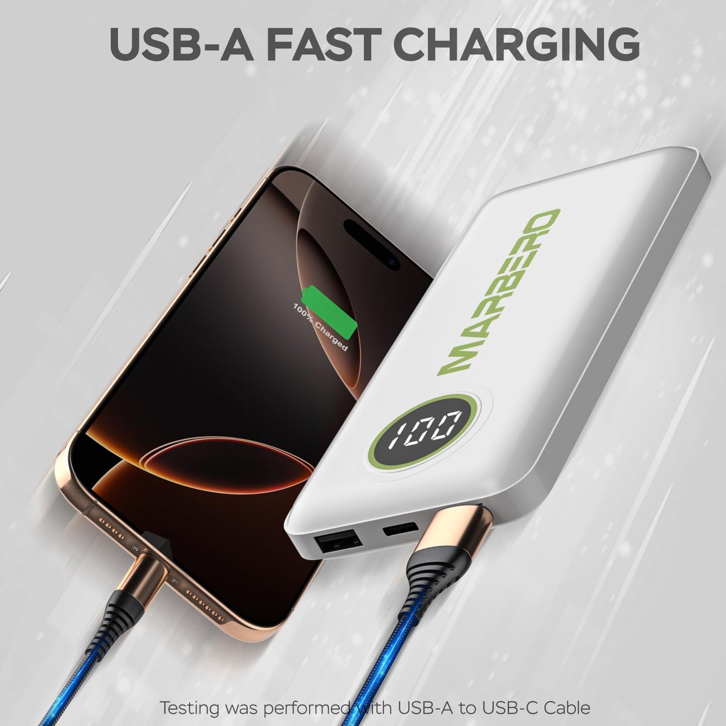 MARBERO 10,000mAh Mini Power Bank Charger