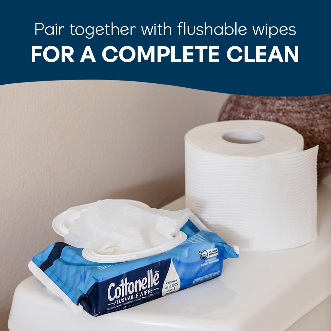 Cottonelle Ultra Clean Toilet Paper, 32 Mega Rolls