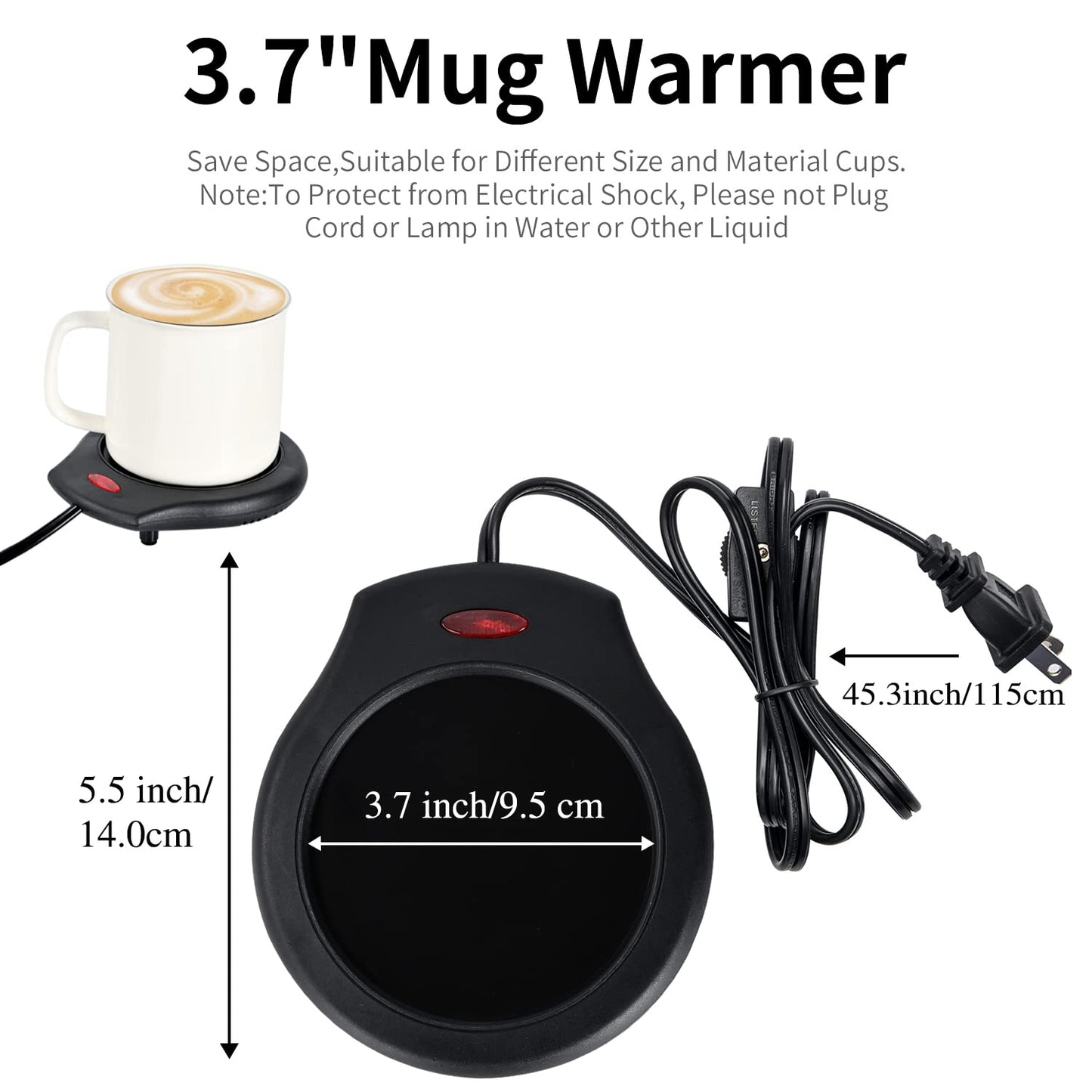 Coffee Mug Warmer for Warm Drinks by ASAWASA