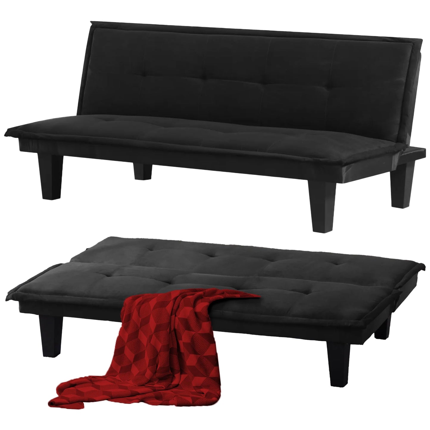 yoyomax Convertible Futon Sofa Bed, Compact Design