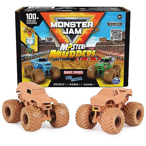 2 Pack Monster Jam Mystery Mudders 1:64 Monster Trucks