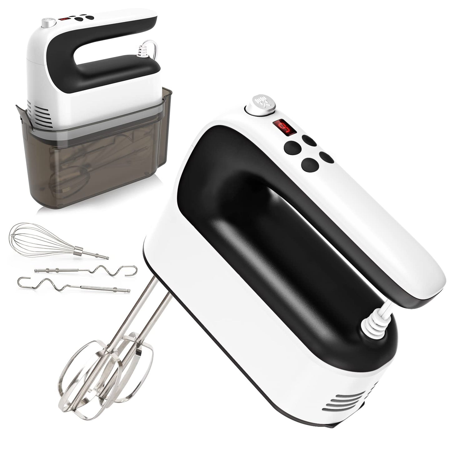 Yomelo 9-Speed Electric Hand Mixer with Accessories