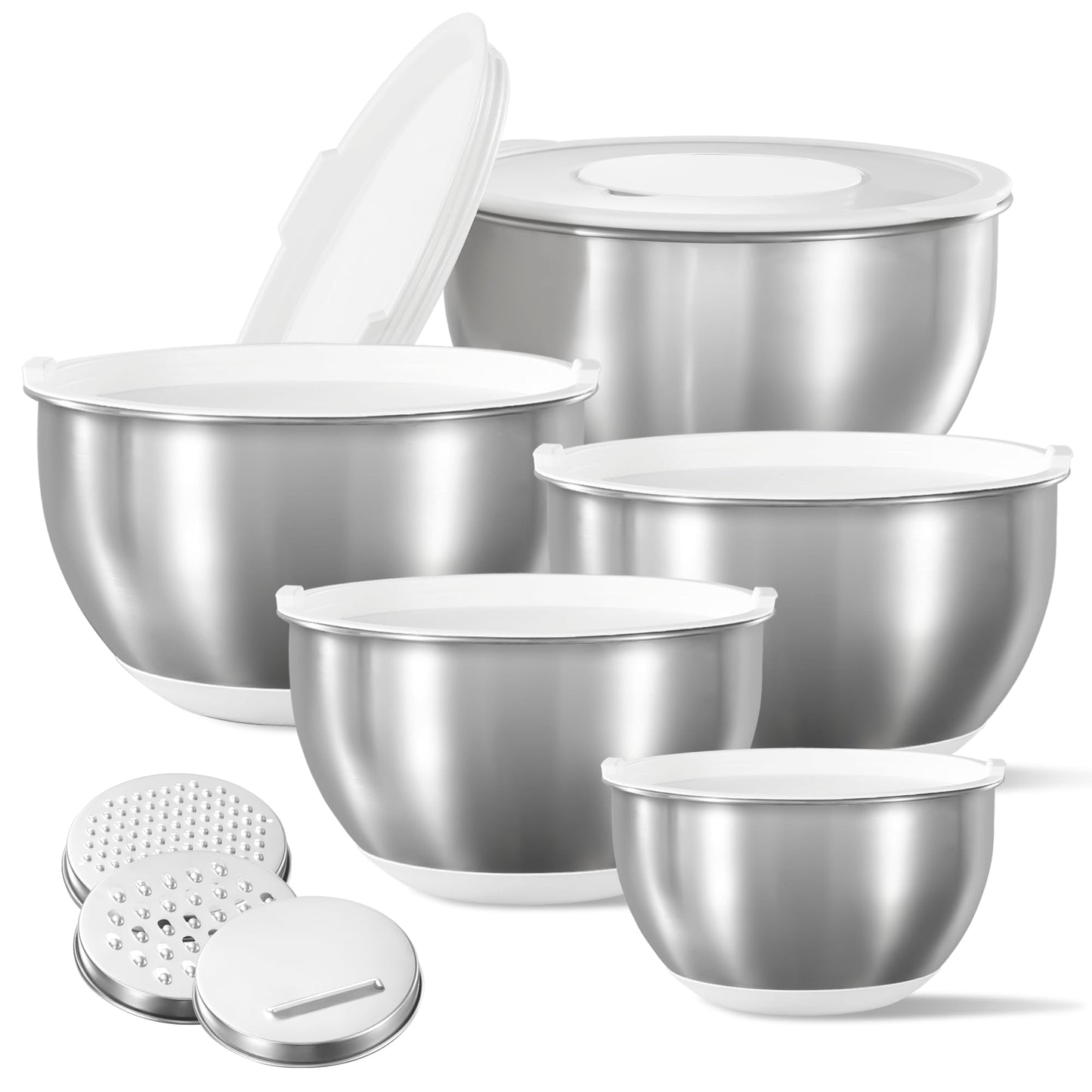12-Piece CAROTE Mixing Bowls Set with Lids