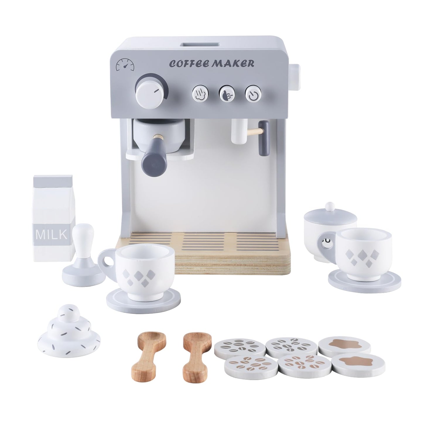 Kids Espresso Coffee Maker Toy Playset