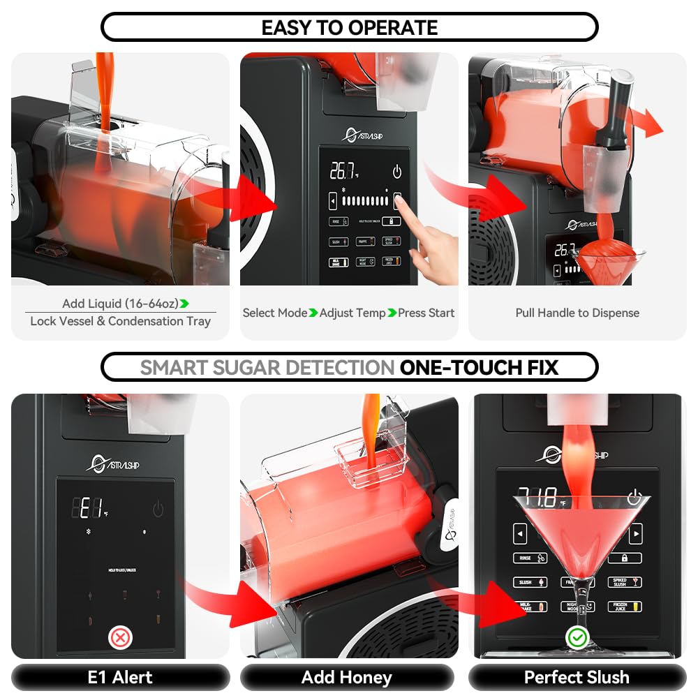 85oz Slushie Machine with Smart Temperature Control