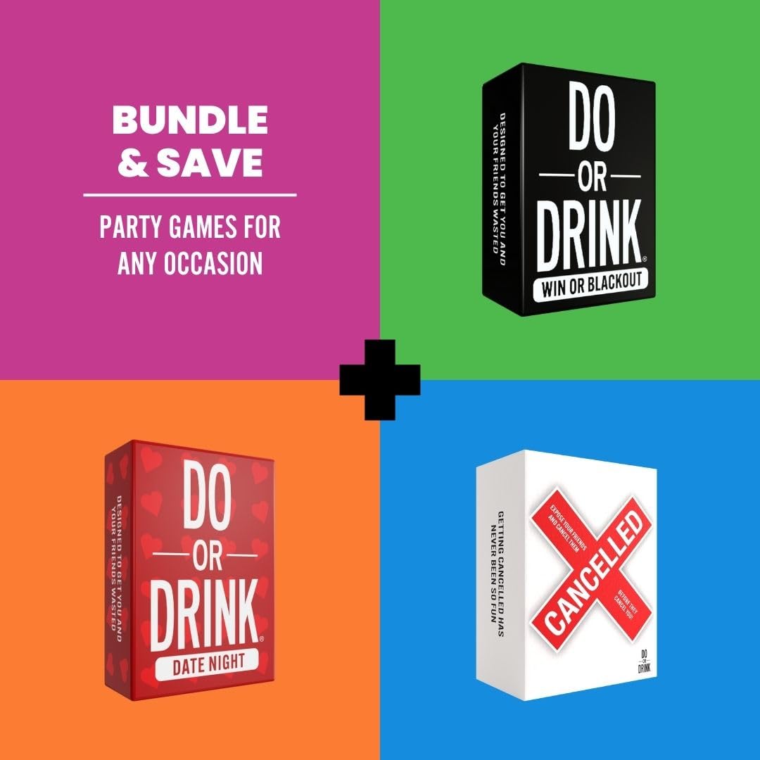 Do or Drink Party Game with Challenge Cards