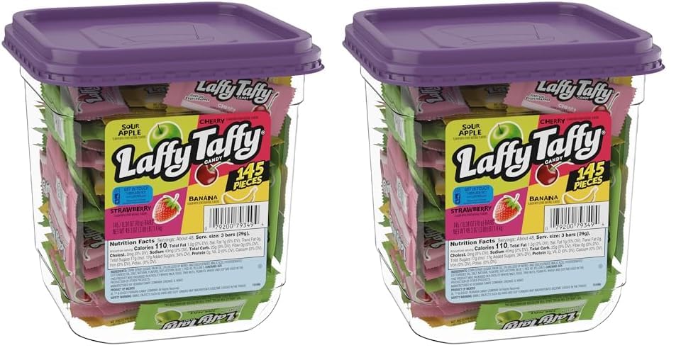 145 Pieces Laffy Taffy Assorted Fruit Candy