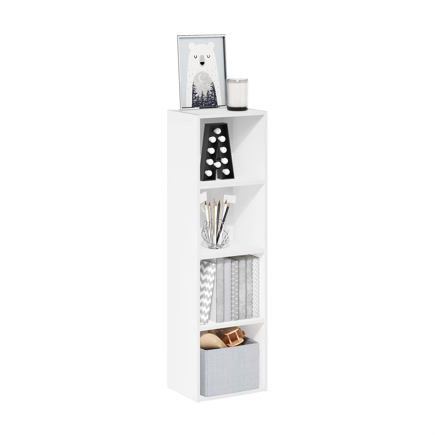 4-Tier Bookcase Storage by Furinno
