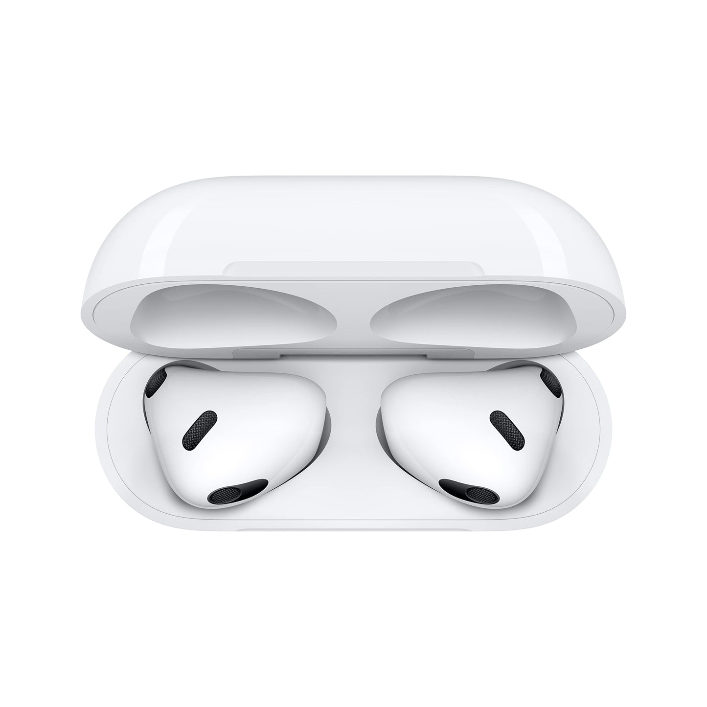 Apple AirPods (3rd Generation) Wireless Ear Buds, Bluetooth Headphones, Personalized Spatial Audio, Sweat and Water Resistant, Lightning Charging Case Included, Up to 30 Hours of Battery Life