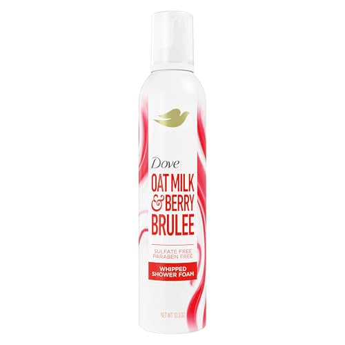 Dove Oat Milk Berry Whipped Shower Foam 10.3 oz