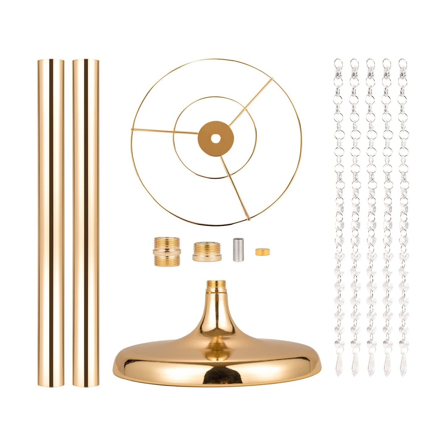 Gold Flower Stand Vases for Wedding Centerpieces