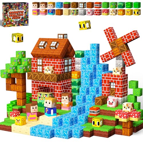 100 Piece Magnetic Building Blocks STEM Toy Set