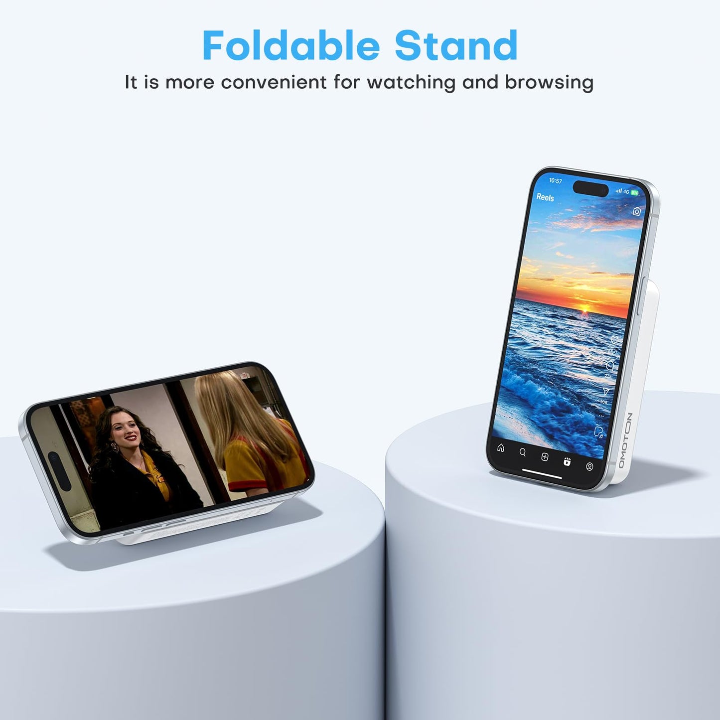10000mAh OMOTON Magnetic Fast Charging Power Bank