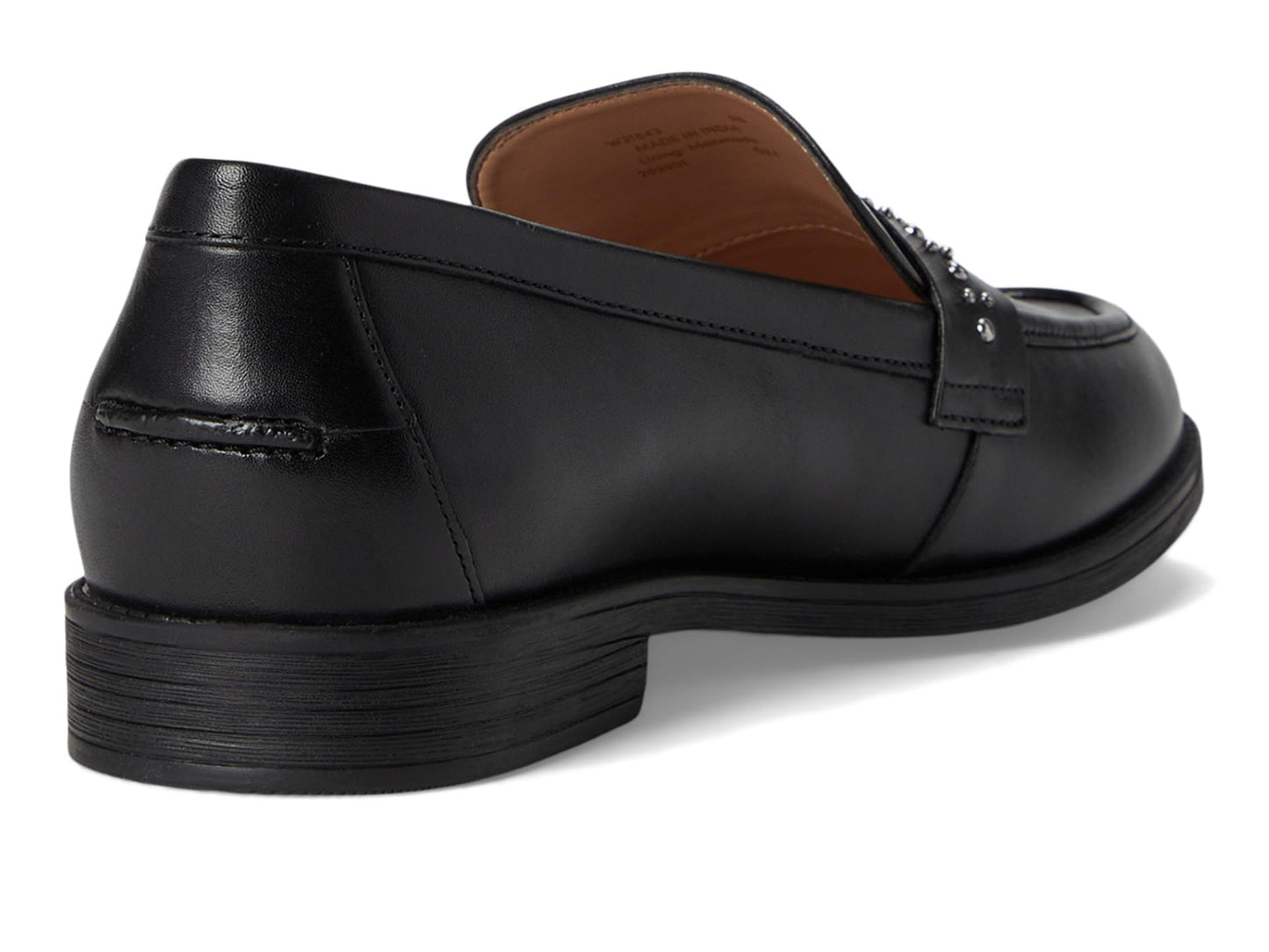 Cole Haan Women's Embellished Black Leather Loafers