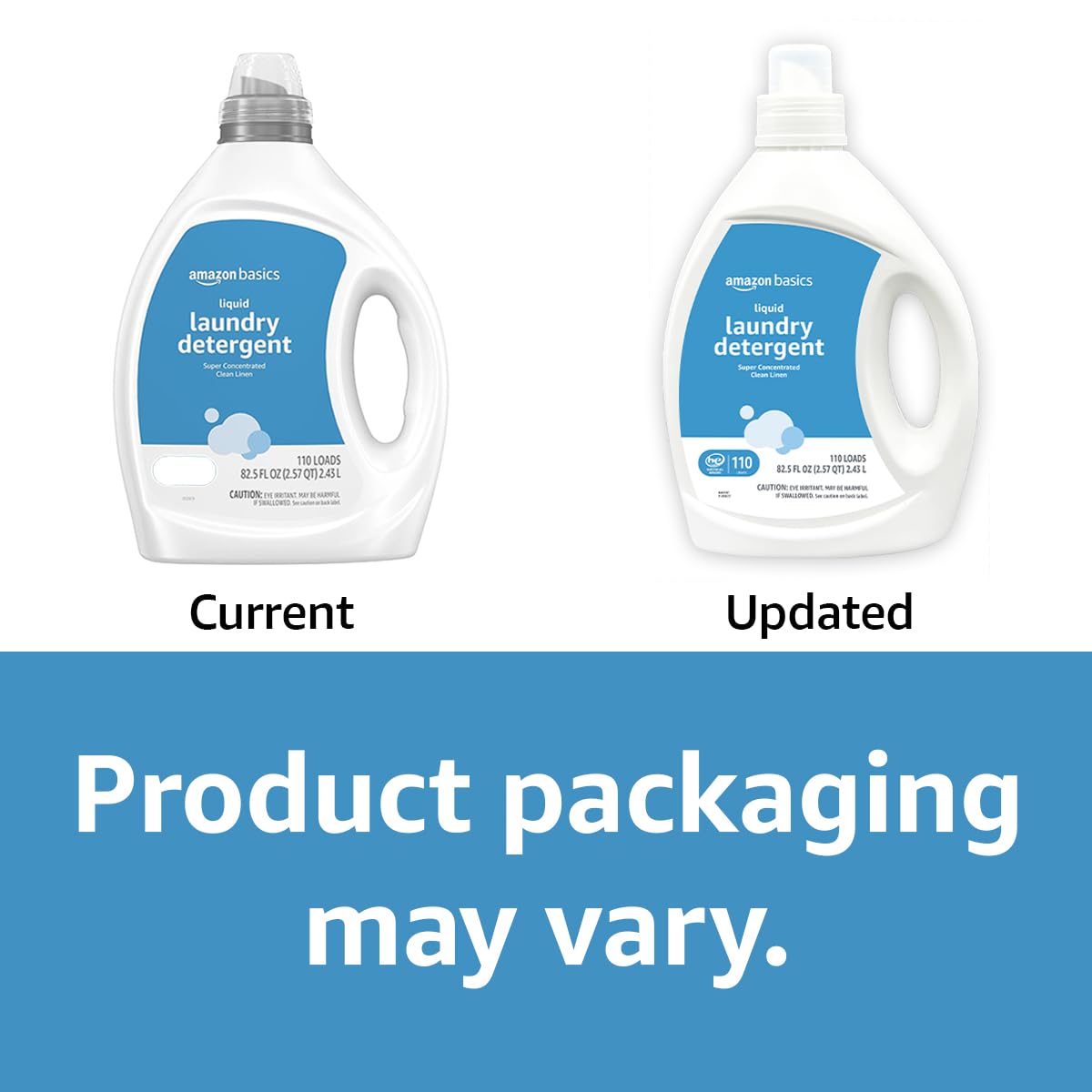 110 Loads Amazon Basics Liquid Laundry Detergent