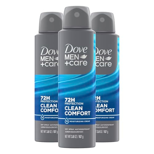 3 Pack Dove Men+Care Antiperspirant Dry Spray Deodorant