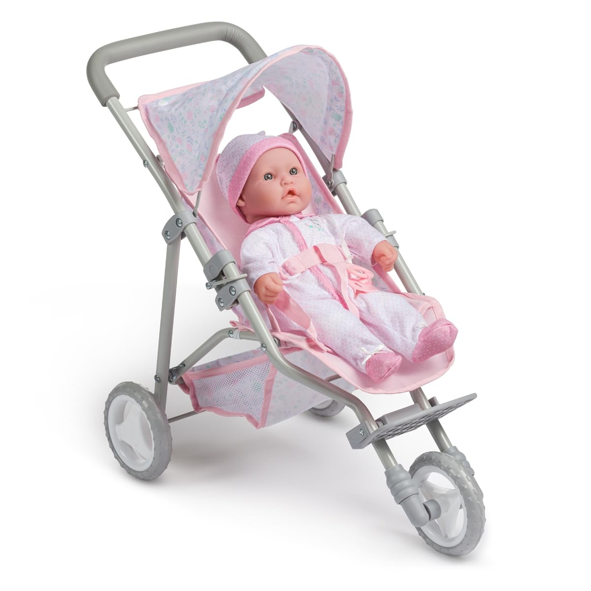 3-Wheel Doll Jogger Stroller for Ages 3+